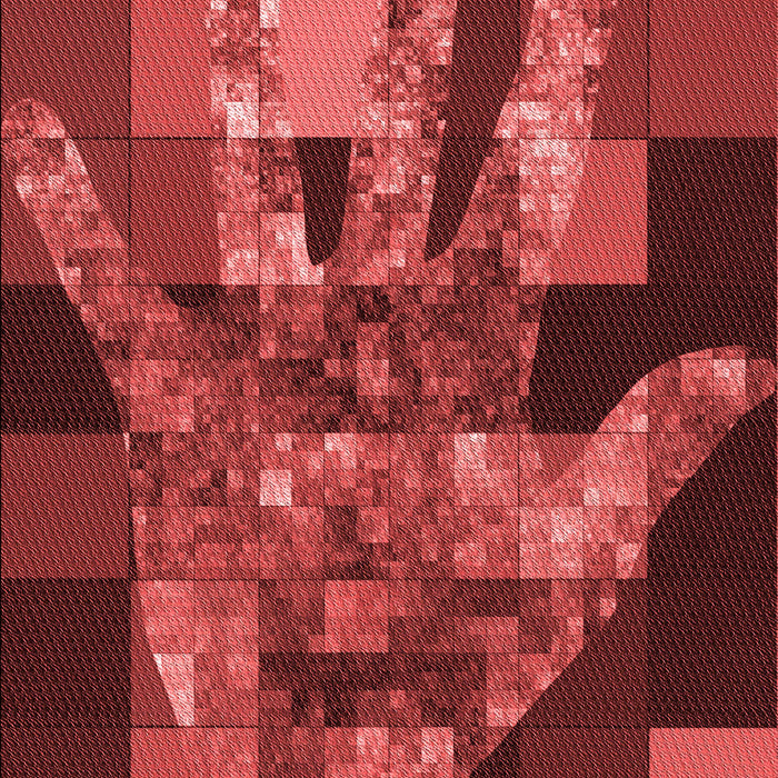 Machine Washable Transitional Cranberry Red Rug, wshpat1685rd