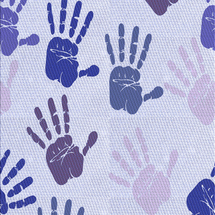 Patterned Lavender Blue Rug, pat1686blu