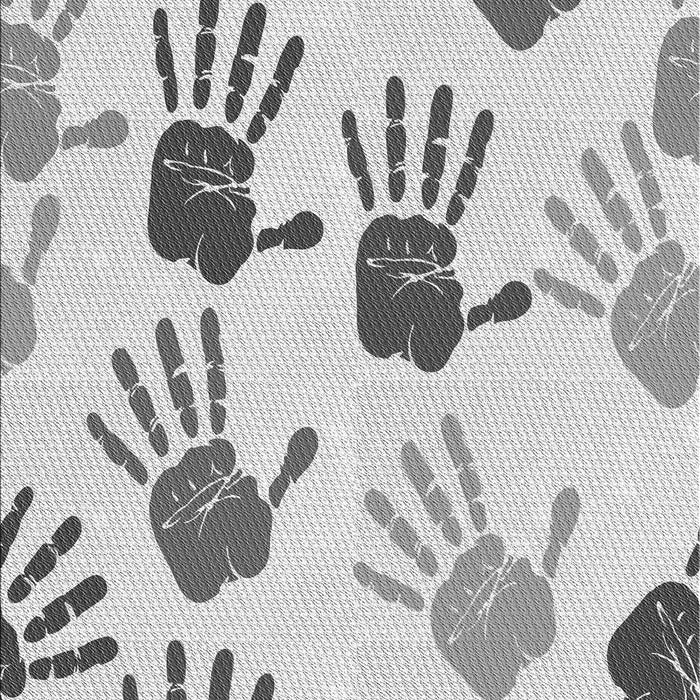 Machine Washable Transitional Gray Rug, wshpat1686gry