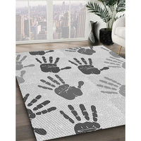 Patterned Gray Rug, pat1686gry