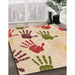Machine Washable Transitional Golden Blonde Gold Rug in a Family Room, wshpat1686org