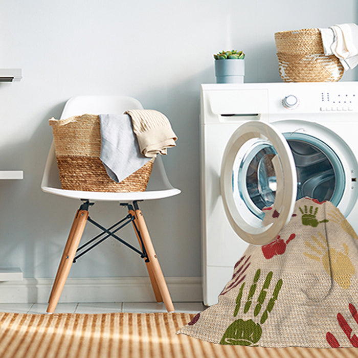 Machine Washable Transitional Golden Blonde Gold Rug in a Washing Machine, wshpat1686org