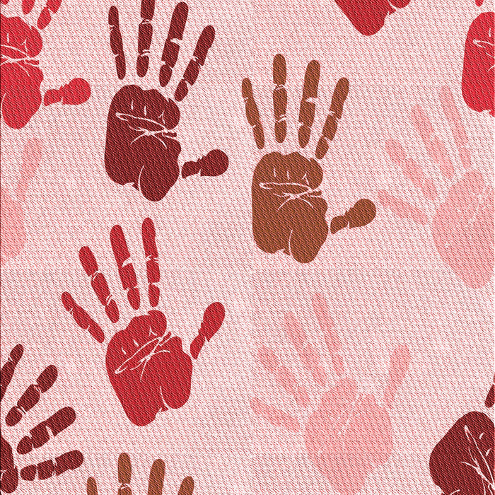 Patterned Red Rug, pat1686rd