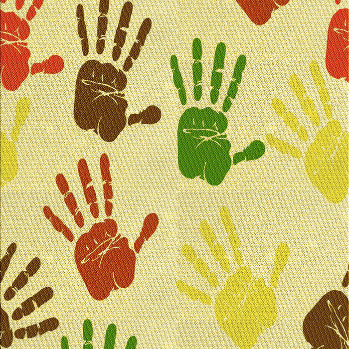 Patterned Cinnamon Brown Rug, pat1686yw