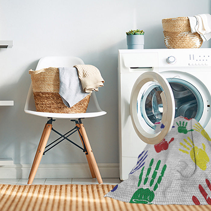 Machine Washable Transitional Rose Dust Purple Rug in a Washing Machine, wshpat1686