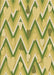 Machine Washable Transitional Dark Yellow Green Rug, wshpat1688brn