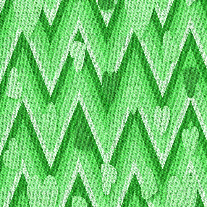 Patterned Neon Green Rug, pat1688grn