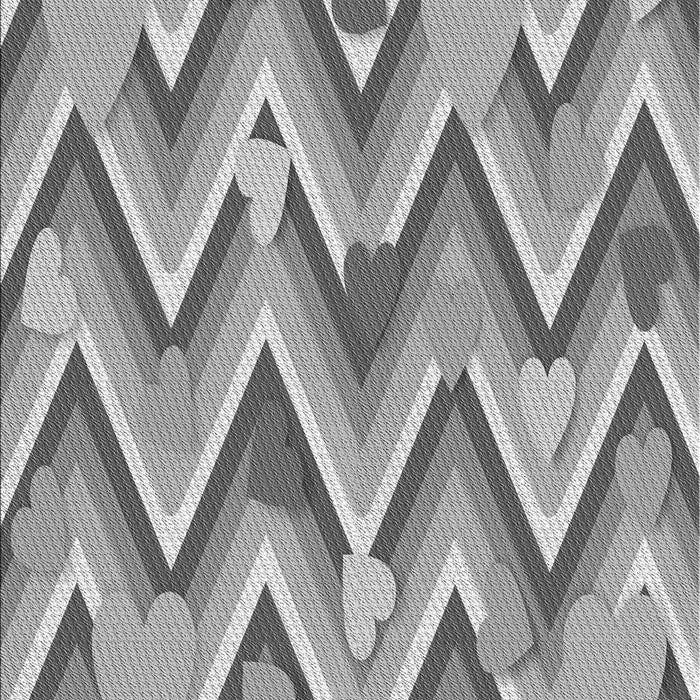 Patterned Smokey Gray Rug, pat1688gry