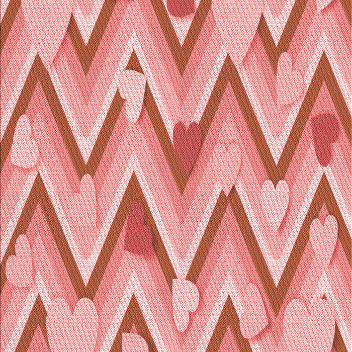 Patterned Pastel Pink Rug, pat1688rd