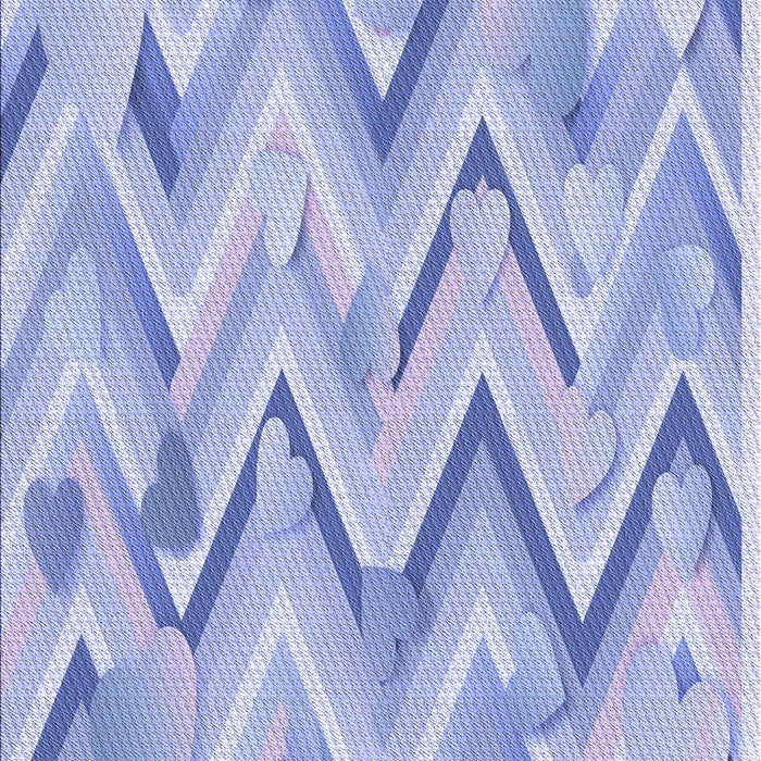 Machine Washable Transitional Blue Rug, wshpat1689blu