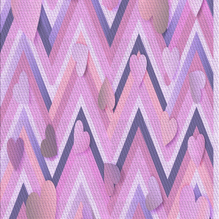 Patterned Purple Rug, pat1689pur