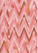 Patterned Pastel Pink Rug, pat1689rd