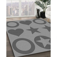 Patterned Ash Gray Rug, pat1690gry