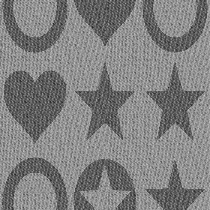 Patterned Ash Gray Rug, pat1690gry