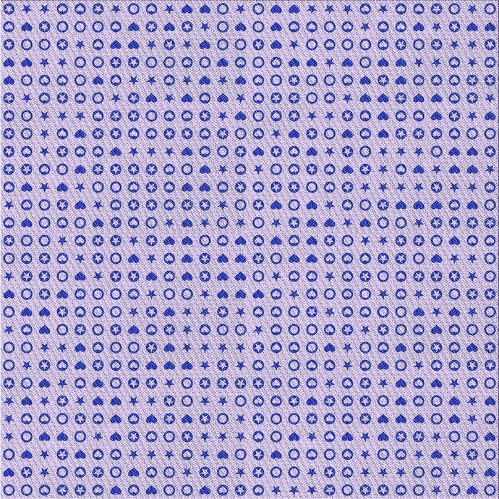 Round Machine Washable Transitional Medium Slate Blue Rug, wshpat1691blu