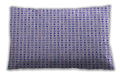 Patterned Rectangular Medium Slate Blue Lumbar Throw Pillow, 13 inch by 19 inch, lbpat1691blu