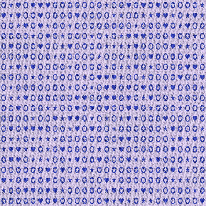 Patterned Medium Slate Blue Rug, pat1691blu