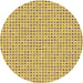 Square Patterned Yellow Rug, pat1691brn