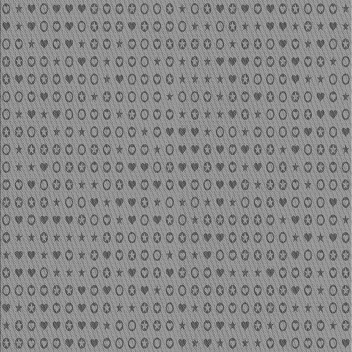 Machine Washable Transitional Smokey Gray Rug, wshpat1691gry