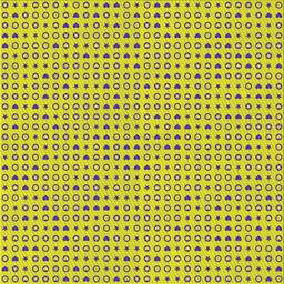 Square Patterned Yellow Novelty Rug, pat1691