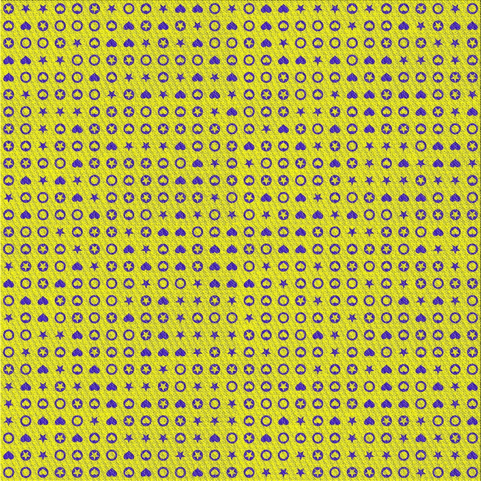 Square Patterned Yellow Novelty Rug, pat1691