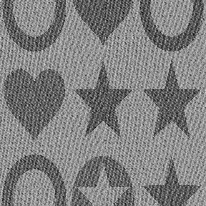 Machine Washable Transitional Ash Gray Rug, wshpat1692gry