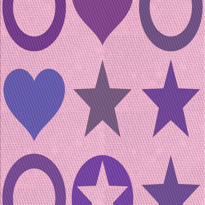 Machine Washable Transitional Pastel Purple Pink Rug, wshpat1692pur