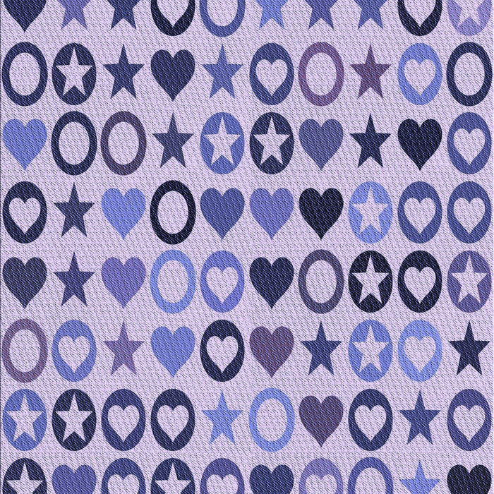 Patterned Slate Blue Rug, pat1693blu