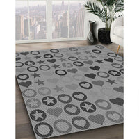 Patterned Gray Rug, pat1693gry