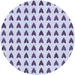Square Patterned Lavender Blue Rug, pat1694blu