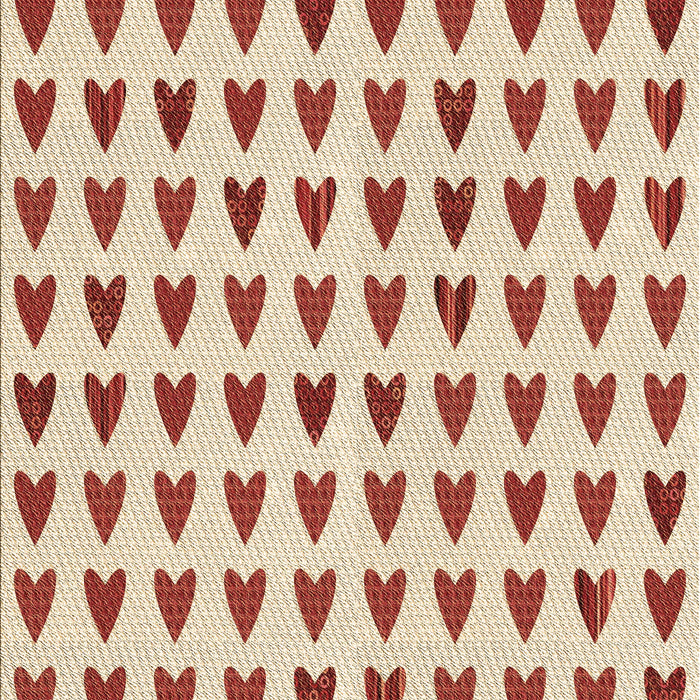 Patterned Vanilla Gold Rug, pat1694brn