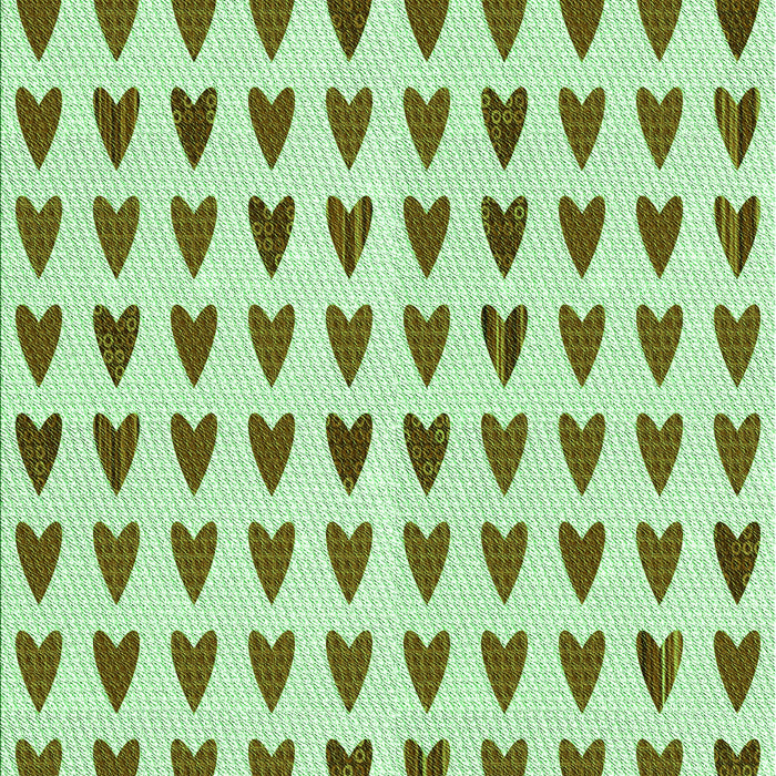 Patterned Mint Green Rug, pat1694grn