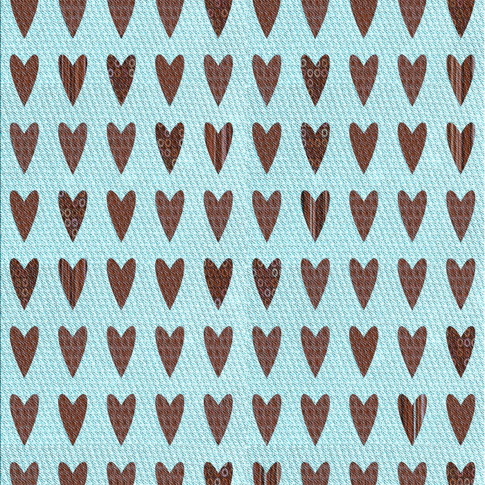 Patterned Gray Rug, pat1694lblu