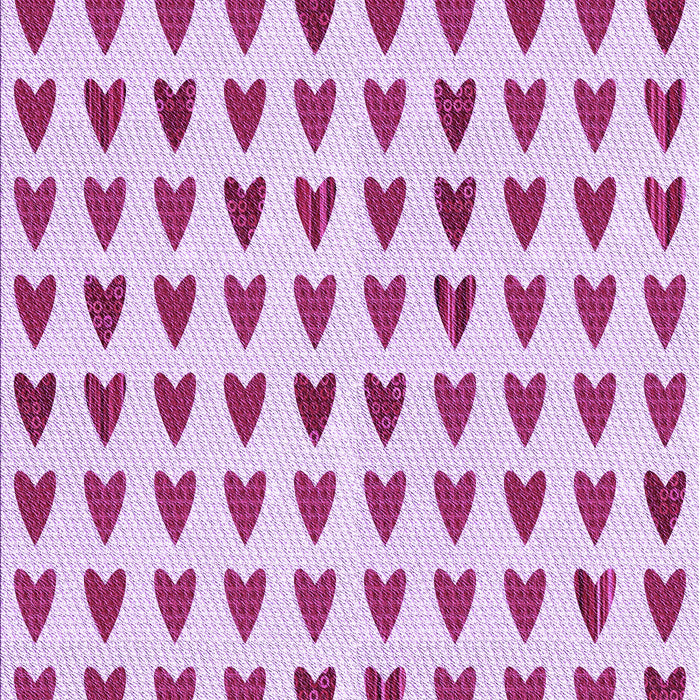 Machine Washable Transitional Neon Pink Rug, wshpat1694pur