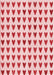 Machine Washable Transitional Red Rug, wshpat1694rd