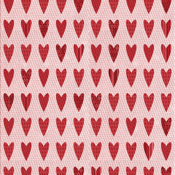 Patterned Red Rug, pat1694rd