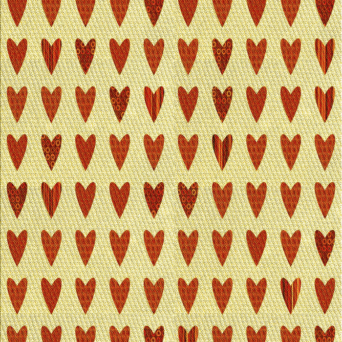 Machine Washable Transitional Orange Rug, wshpat1694yw