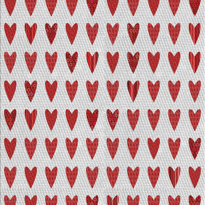 Machine Washable Transitional Cherry Red Rug, wshpat1694