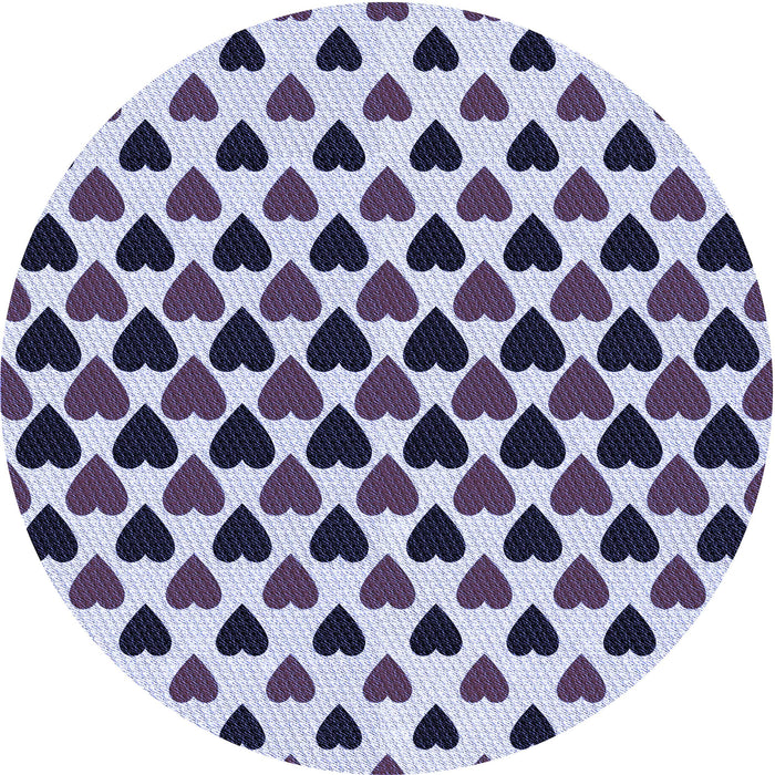 Square Machine Washable Transitional Purple Haze Purple Rug in a Living Room, wshpat1695blu
