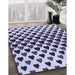 Machine Washable Transitional Purple Haze Purple Rug in a Family Room, wshpat1695blu