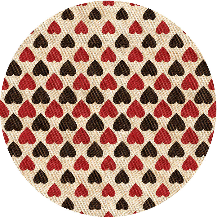 Square Machine Washable Transitional Deep Peach Orange Rug in a Living Room, wshpat1695org