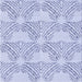 Round Machine Washable Transitional Lavender Blue Rug, wshpat1696blu
