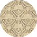 Square Machine Washable Transitional Golden Blonde Gold Rug in a Living Room, wshpat1696brn