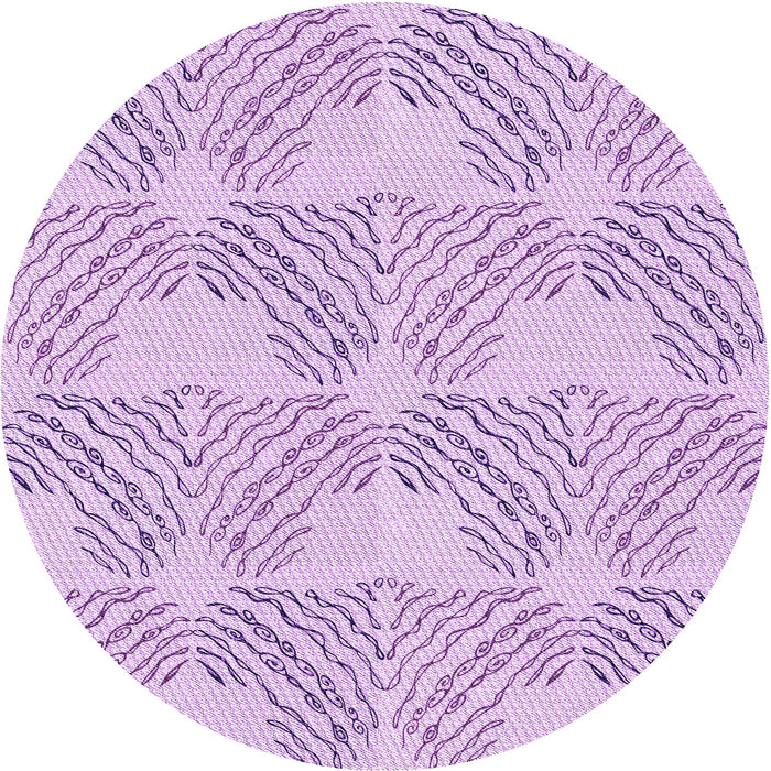 Square Machine Washable Transitional Purple Rug in a Living Room, wshpat1696pur