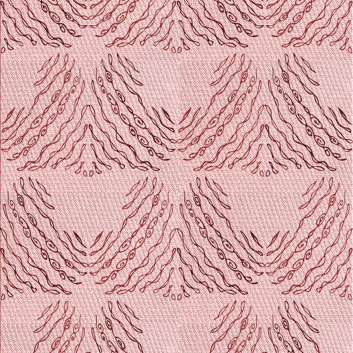 Machine Washable Transitional Light Red Pink Rug, wshpat1696rd
