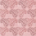 Round Machine Washable Transitional Light Red Pink Rug, wshpat1696rd