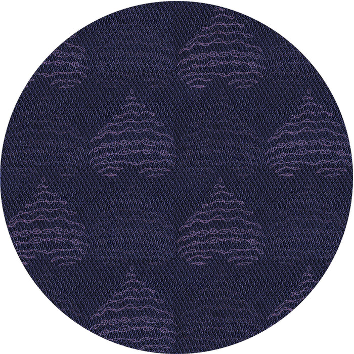 Square Machine Washable Transitional Night Blue Rug in a Living Room, wshpat1697blu