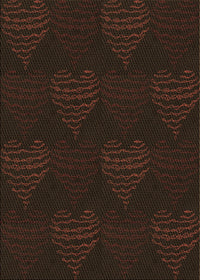 Machine Washable Transitional Black Brown Rug, wshpat1697brn