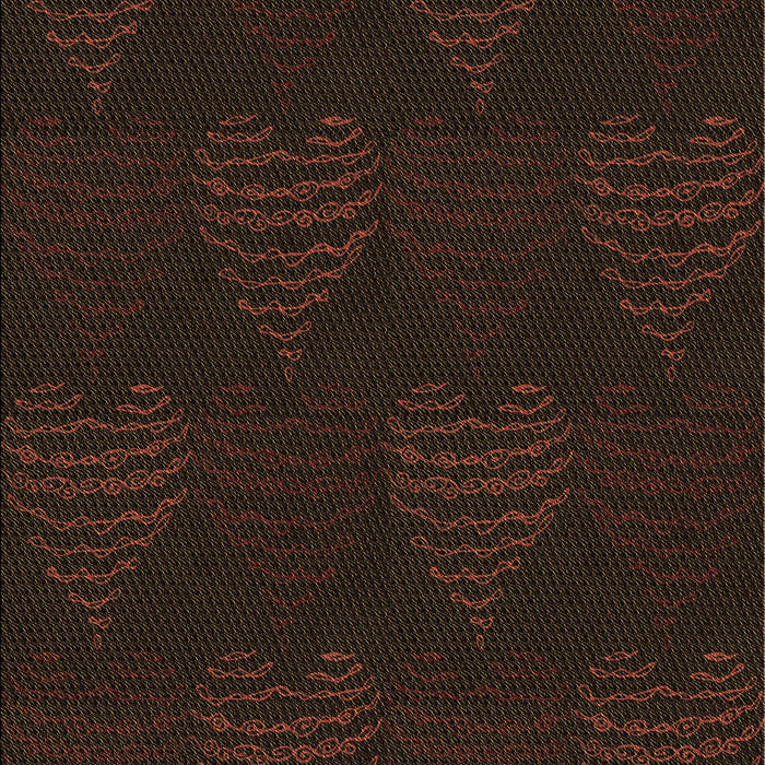 Machine Washable Transitional Black Brown Rug, wshpat1697brn