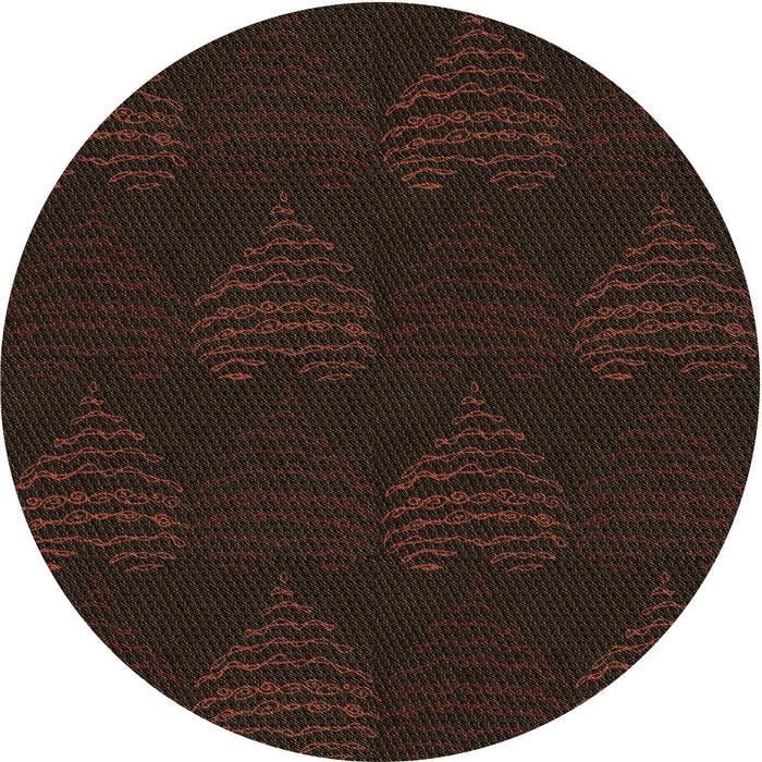 Square Machine Washable Transitional Black Brown Rug in a Living Room, wshpat1697brn